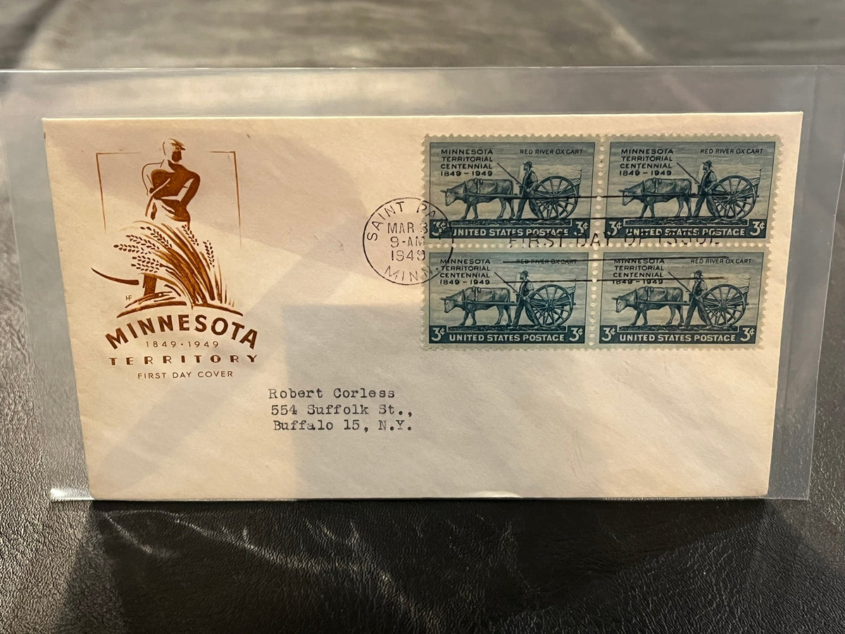 Minnesota Territoy FDC. 1949