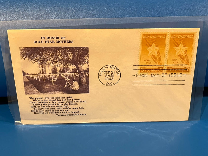 Gold Star Mothers FDC. 1948