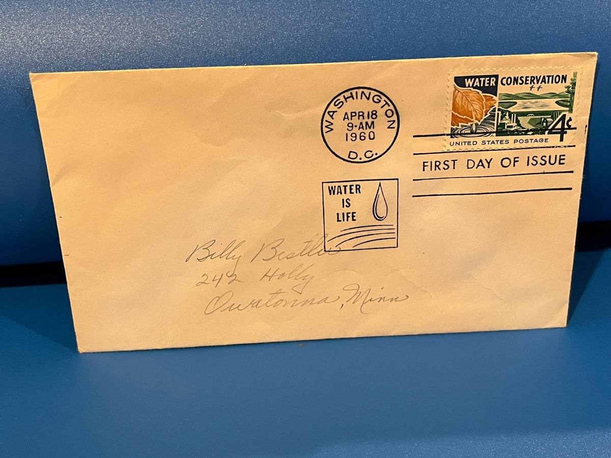 Water Conservation FDC. 1960