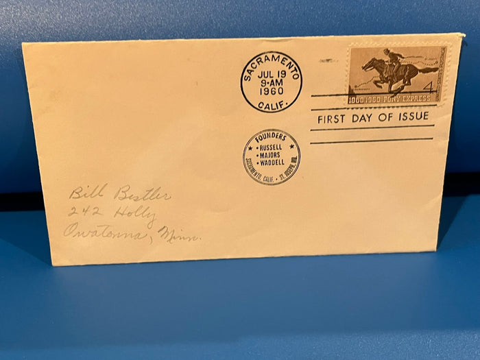 Pony Express FDC.