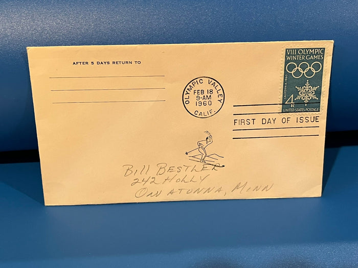 VIII Olympic Winter Games FDC. 1960