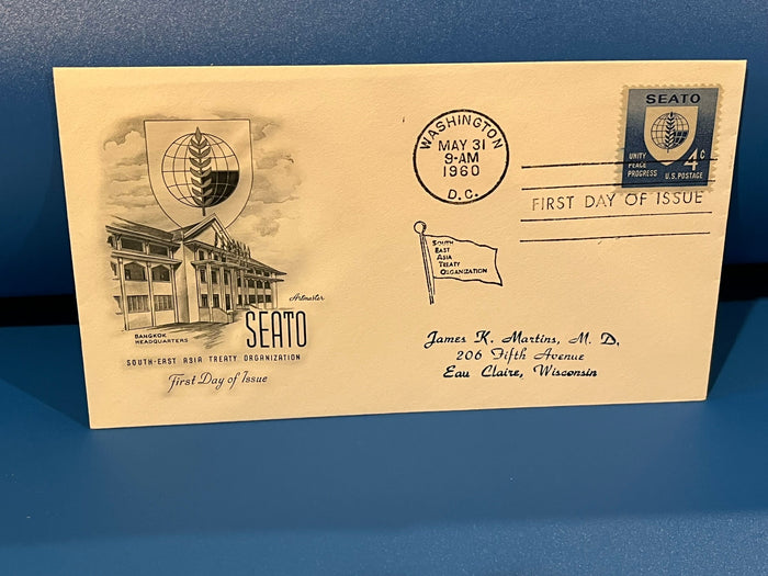 Seato FDC. 1960. Artmaster cachet. 1960