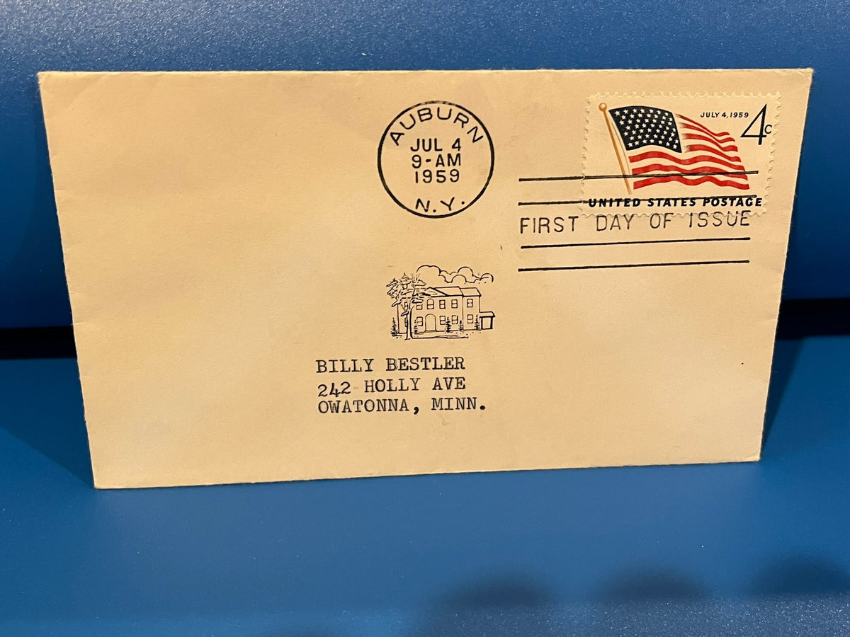 50 star flag. 1959 FDC.