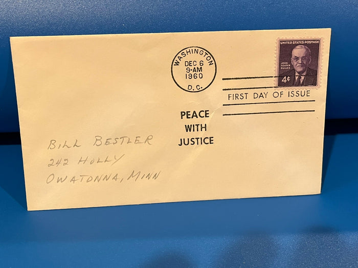 John Foster Dulles FDC. 1960