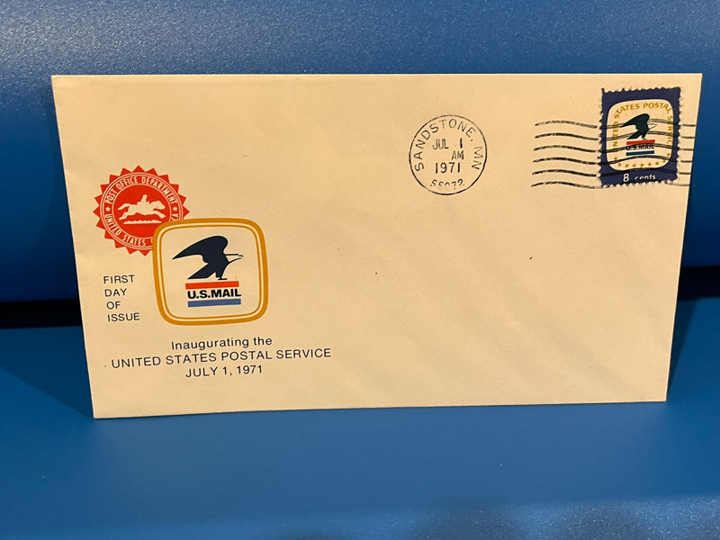 Inauguration the United States Postal Service. FDC. 1971