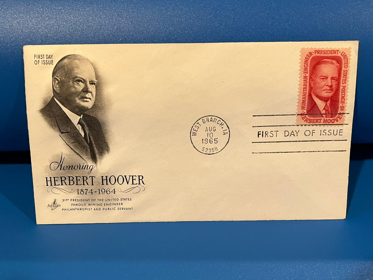 Herbert Hoover FDC. Art Craft cachet.