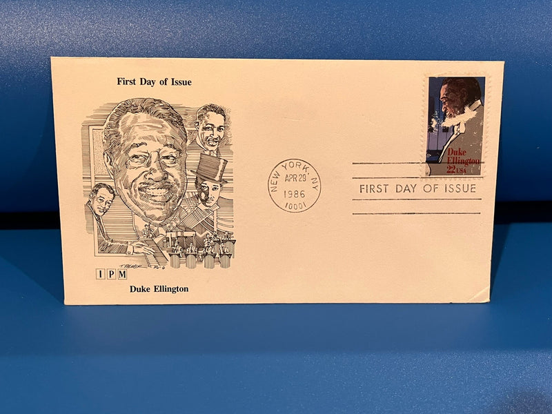 Duke Ellington FDC. IPM Cachet. 1986