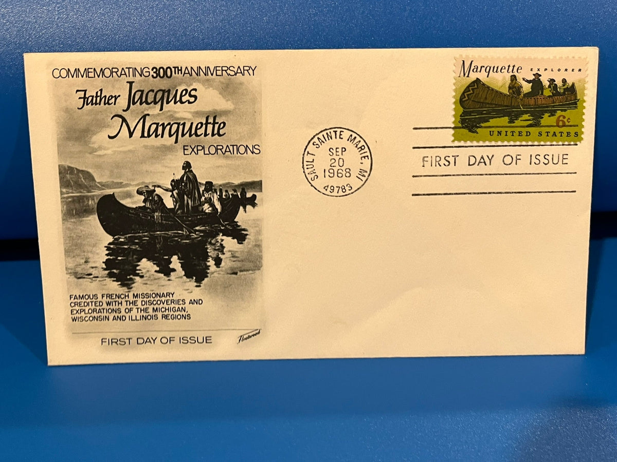 Father Jacques Marquette FDC. Fleetwood cachet. 1968