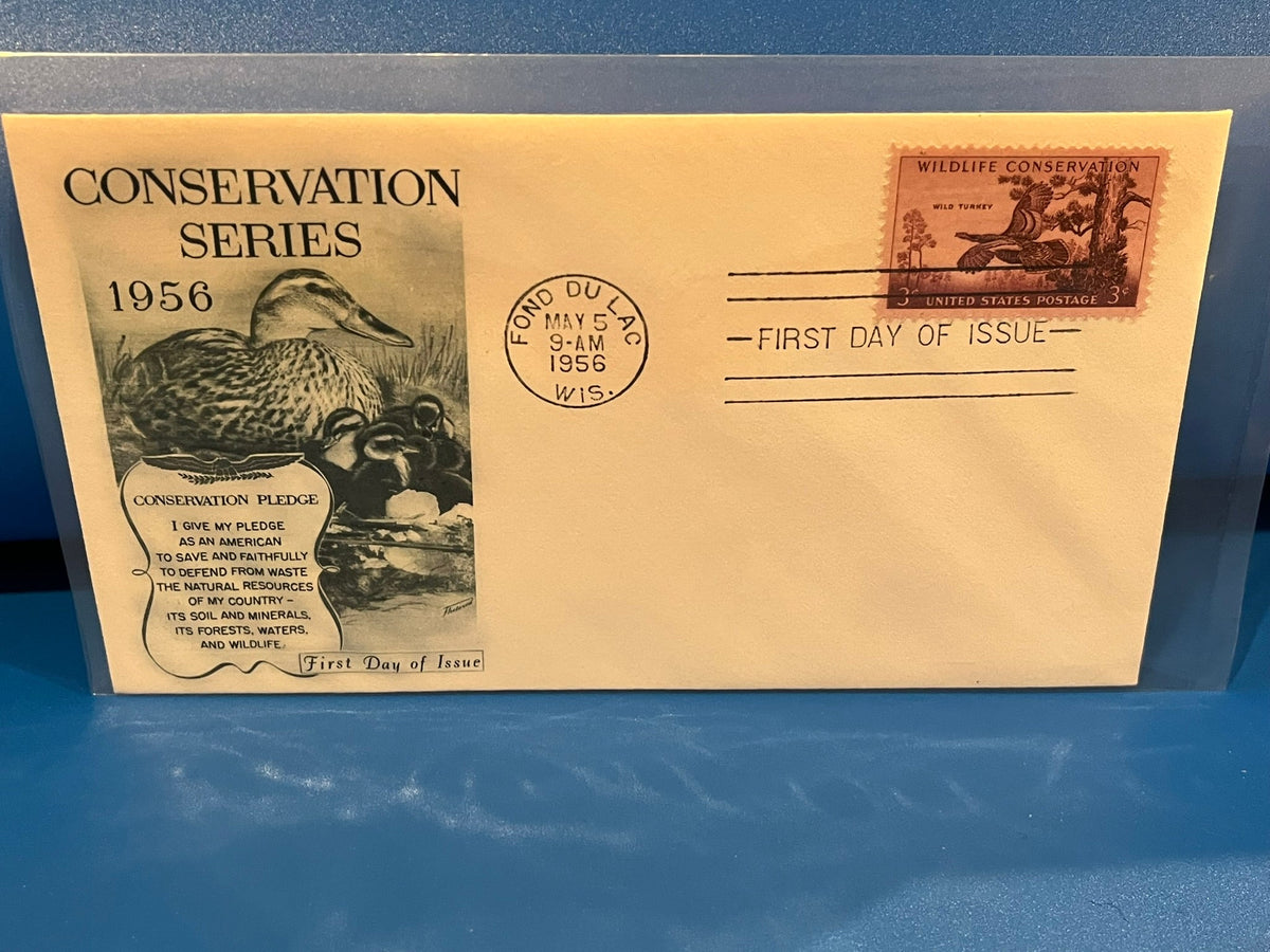 1956 Conservation Series. Fleetwood cachet. 1956