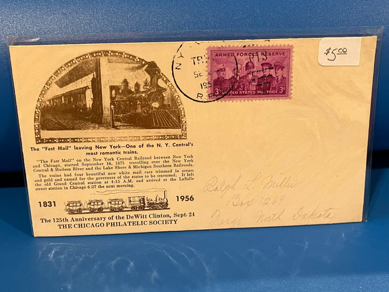 125th Anniversary of the De Witt Clinton FDC 1956