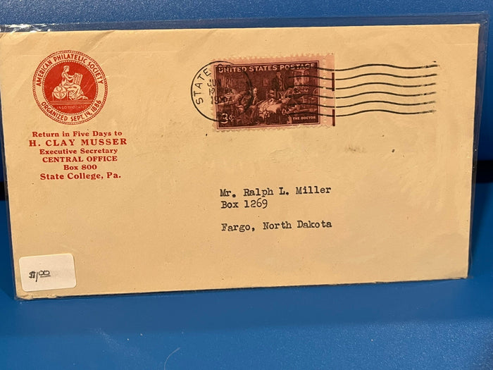 Pittsburgh Philatelic Society cover. 1947