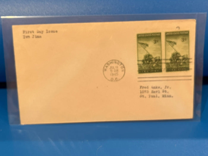 Iwo Jima FDC. 1945