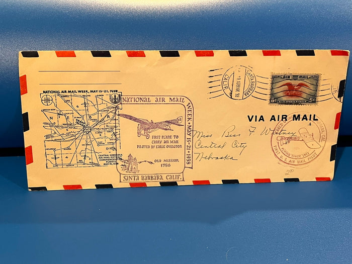 National Air Mail Week. 1938