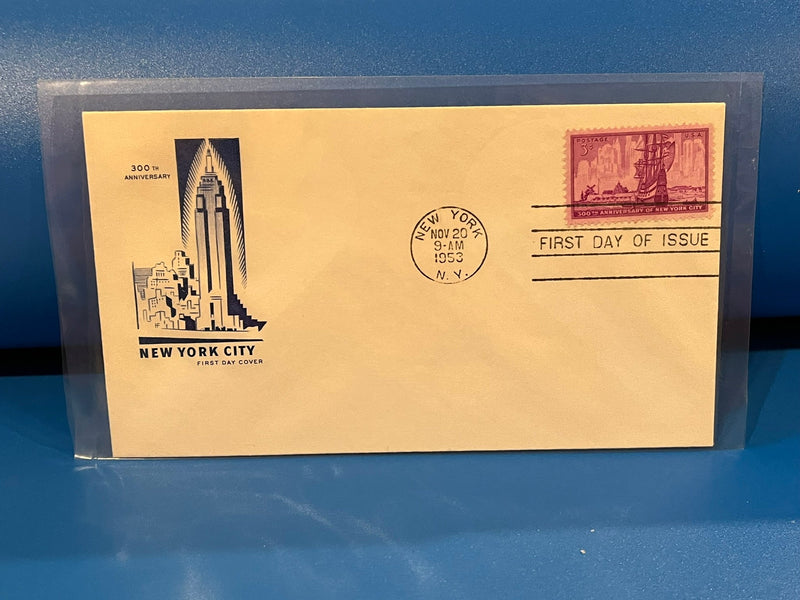 New York City 300th Anniversary FDC. 1953