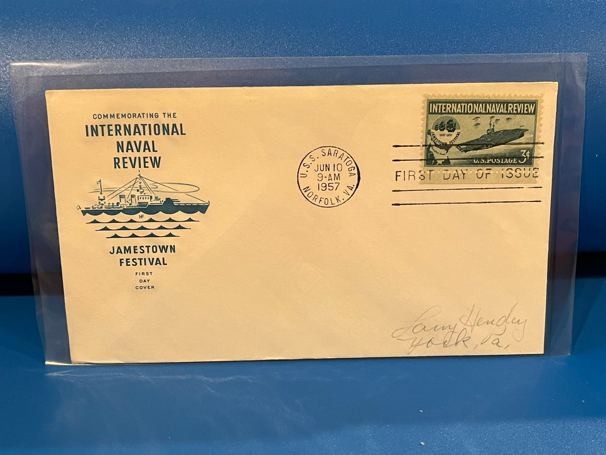 International Naval Review - Jamestown -FDC. 1957