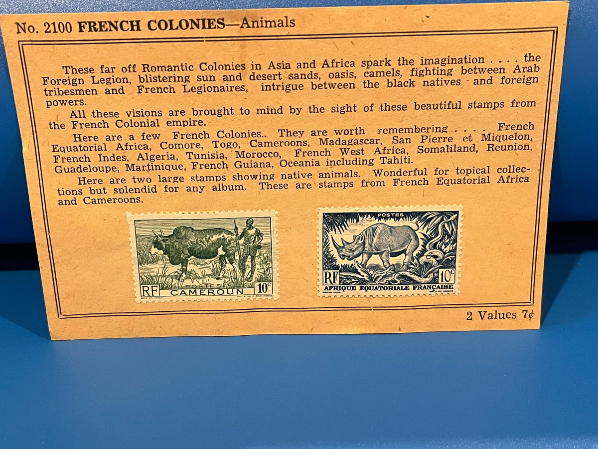 French Equatorial Africa - Animals Stamps