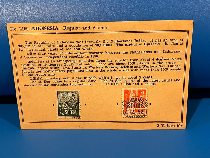 Indonesia - Regular and Animal