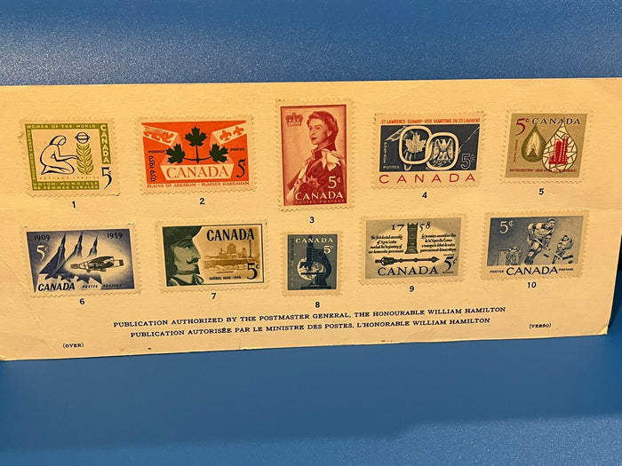 Canadian History in Postage Stamps - Series 2 - 1958