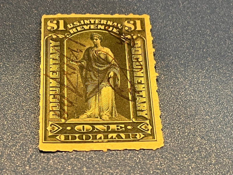 1898 $1. Internal Revenue documentary Stamp