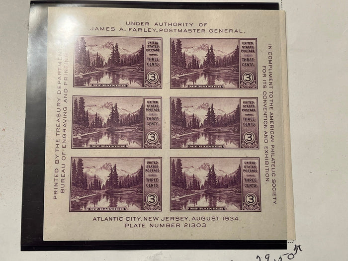 American Philatelic Society Exhibition - Mt. Ranier.