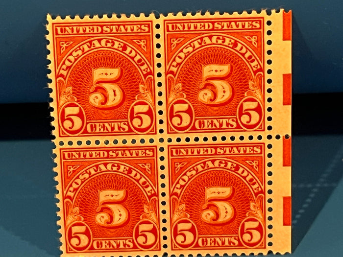 5c Postage Due Carmine