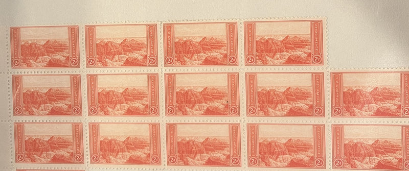 2c Grand Canyon Sheet of 16