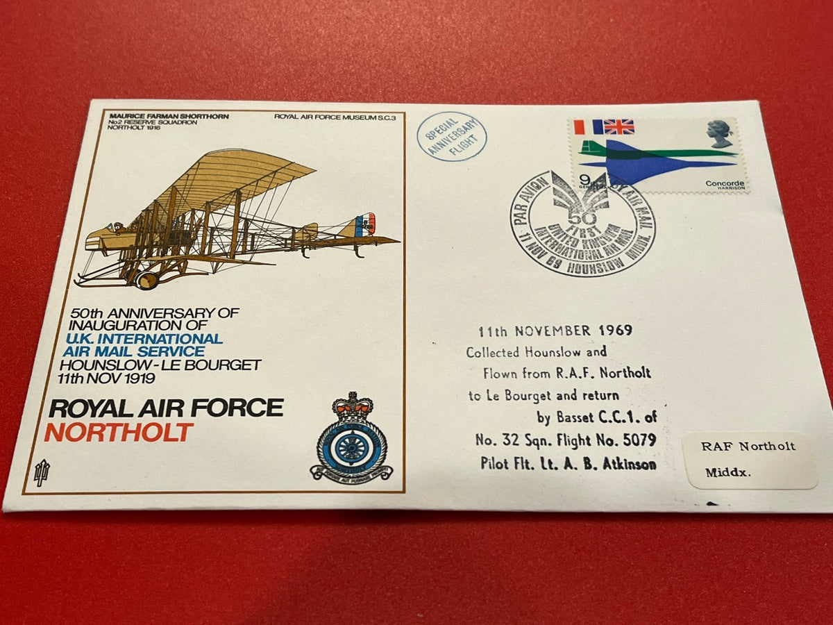 50th Anniversary of U.K. International Air Mail - RAF Northolt.