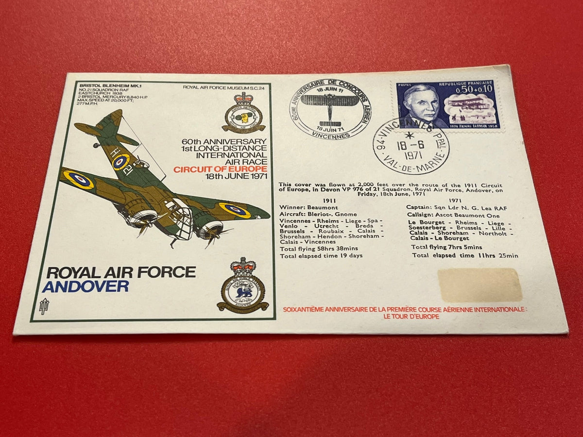 60th Anniversary of the 1st long distance Internation Air Race. - Royal Air Force - Andover.