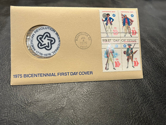 American Bicentennial FDC with token