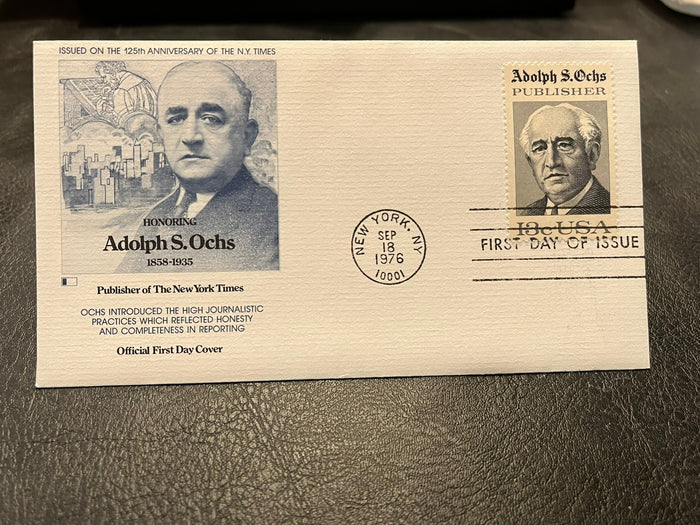 Adolph Ochs - Publisher