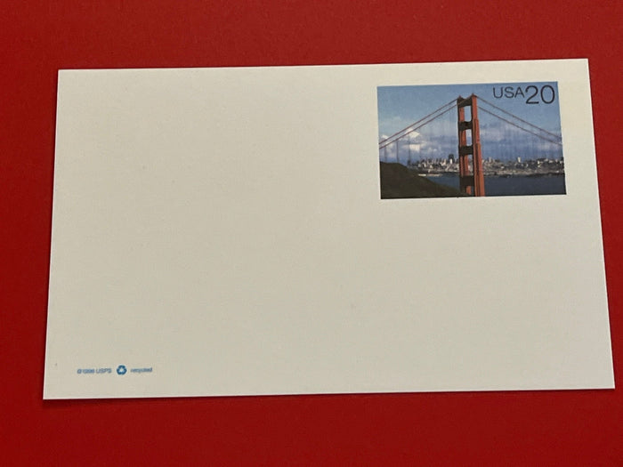 20c Golden Gate Bridge postcard