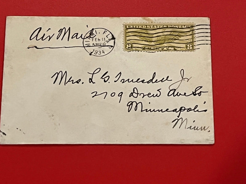 8c Air Mail Stamped Envelope