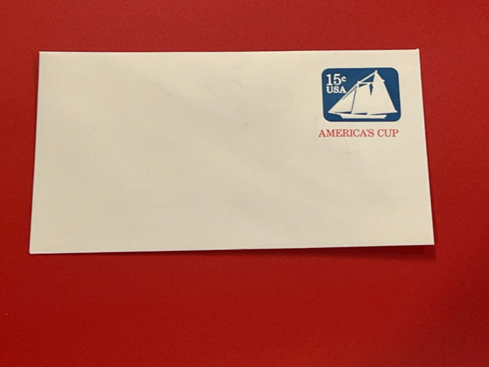 15c Stamped Envelope - America's Cup