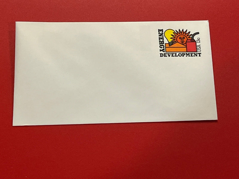 13c Stamped Envelope - Energy Development