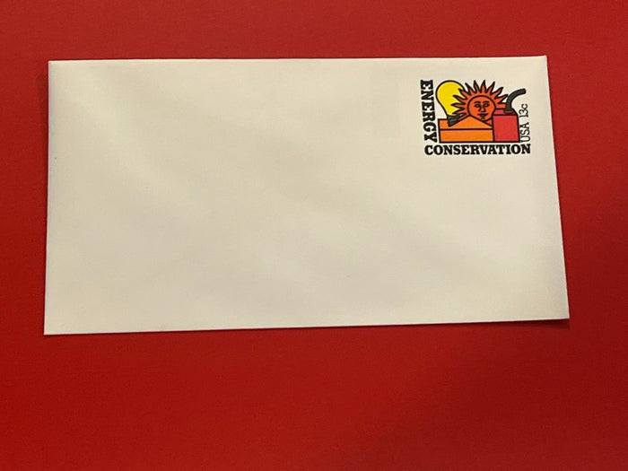 13c Stamped Envelope - Energy Conservation