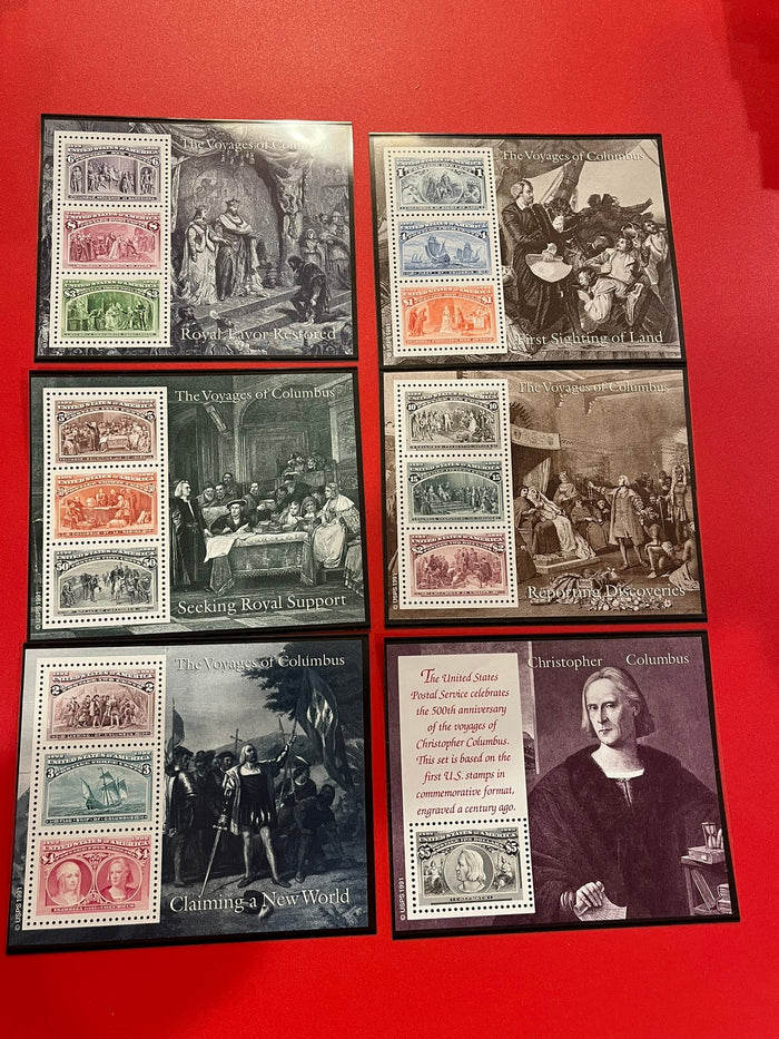 1992 Voyages of Columbus set - 18 stamps