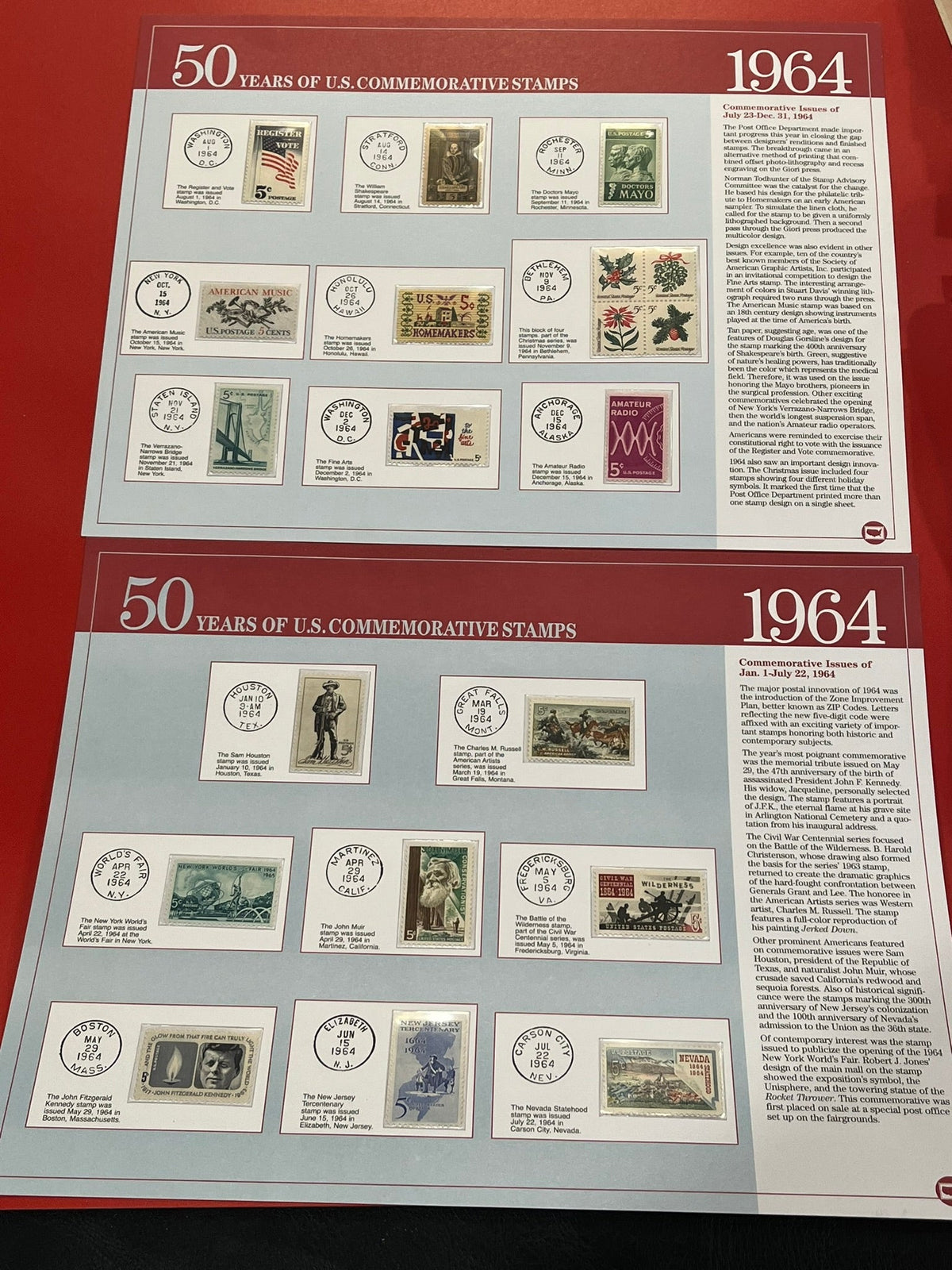 1964 Commemorative Stamps