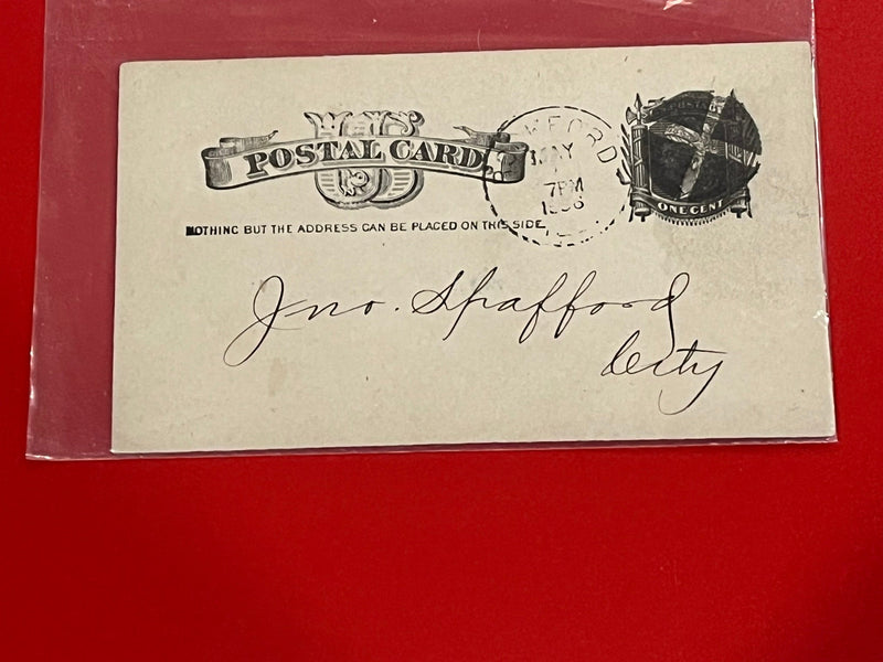 1c U.S., Postal Card. Postmarked 1881. Philadelphia.