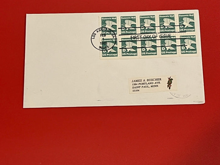 1985 22c "D" FDC