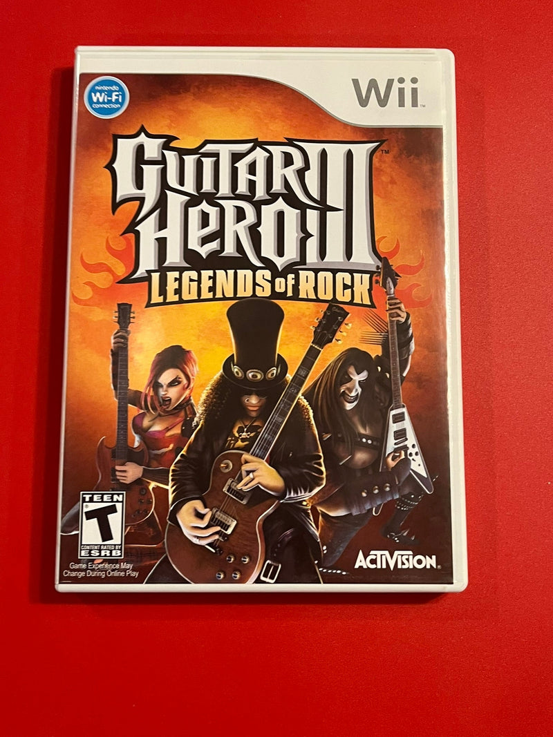 Wii - ACTIVISION -  Guitar Hero III - Legends of Rock