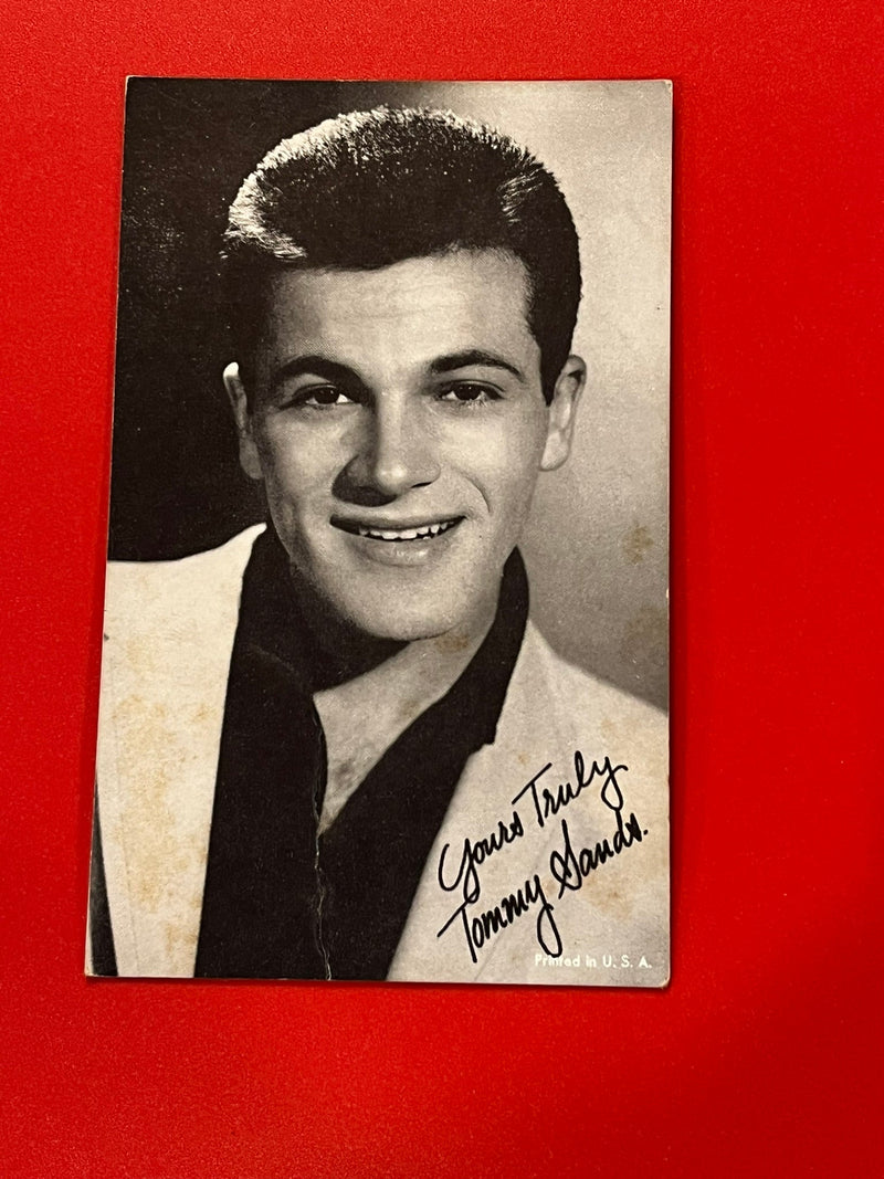 Tommy Sands Promo Card.