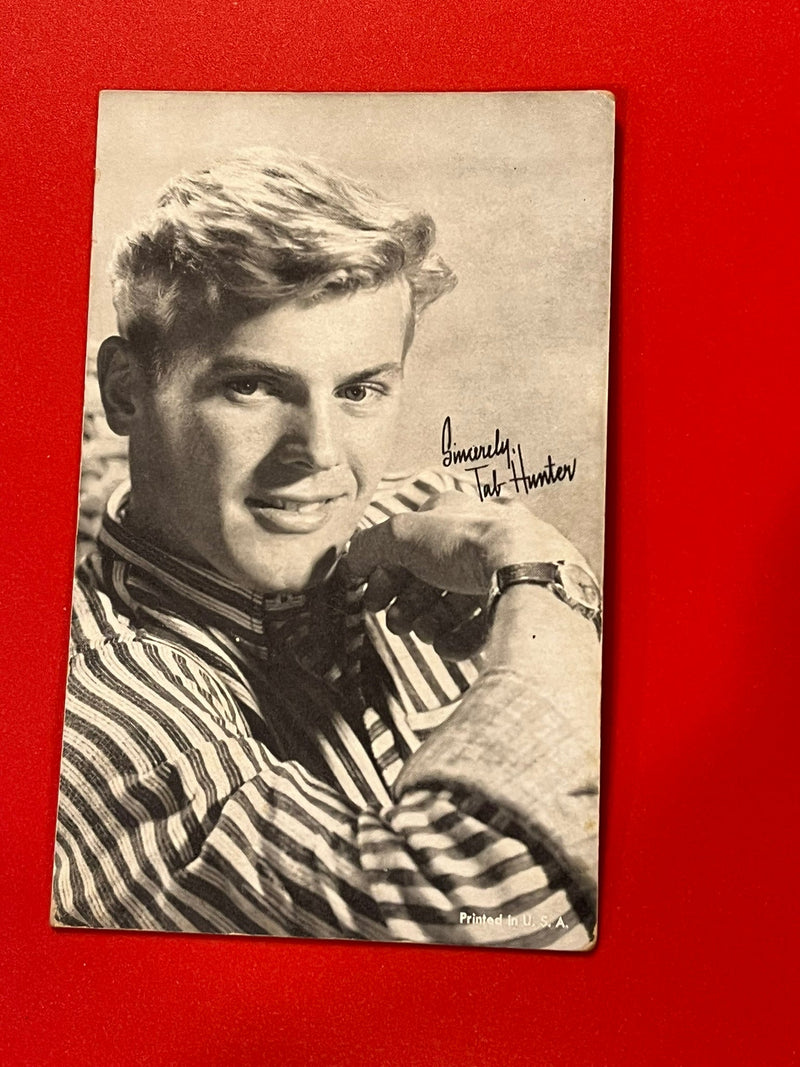 Tab Hunter Promo Card.