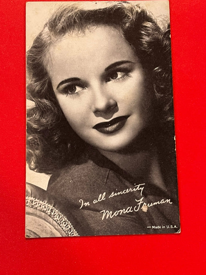 Monica Fruman promo card.