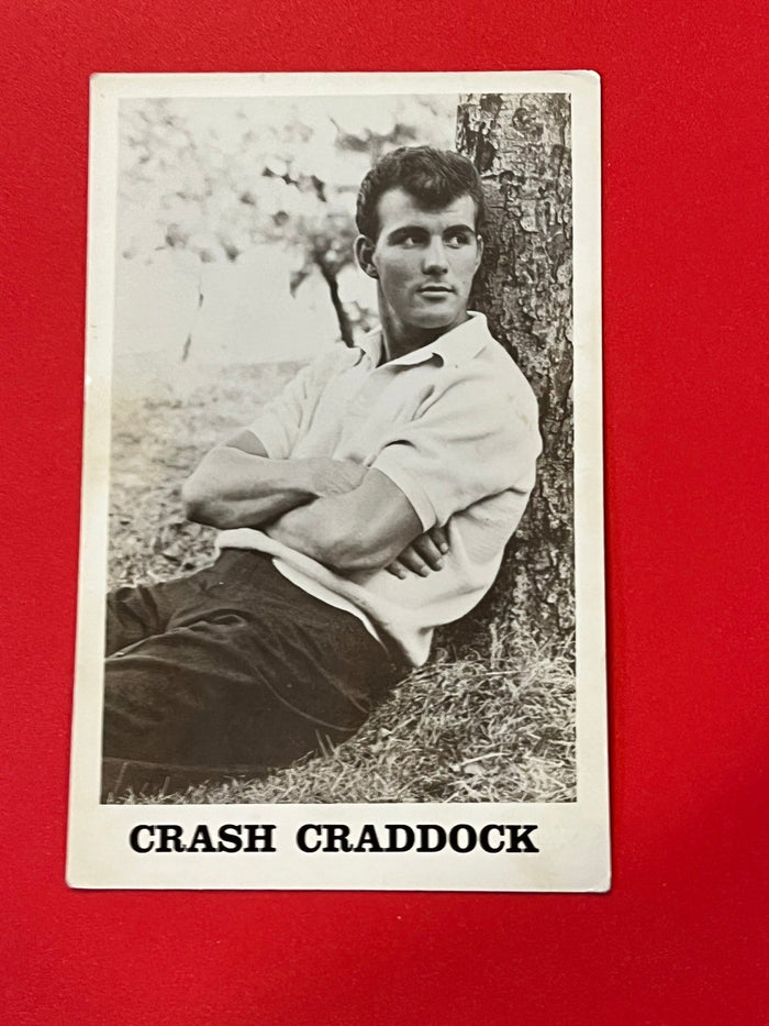 Crash Craddock promo card.