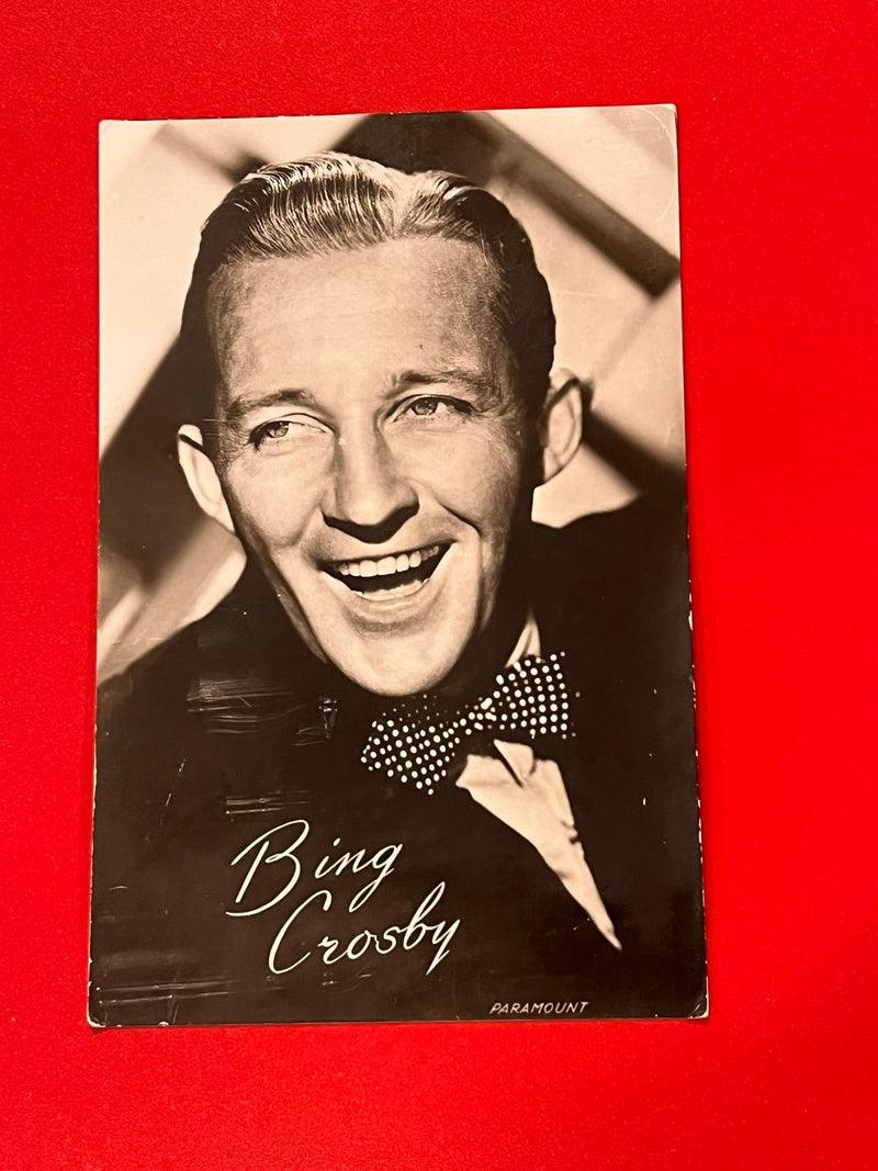 Bing Crosby Promo Card.