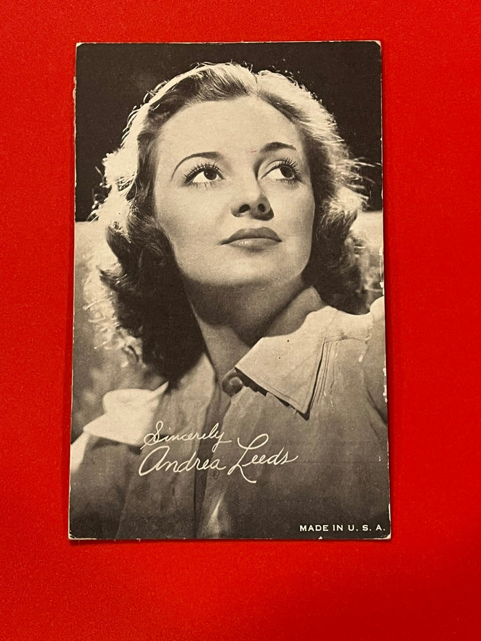 Andrea Leeds promo card.