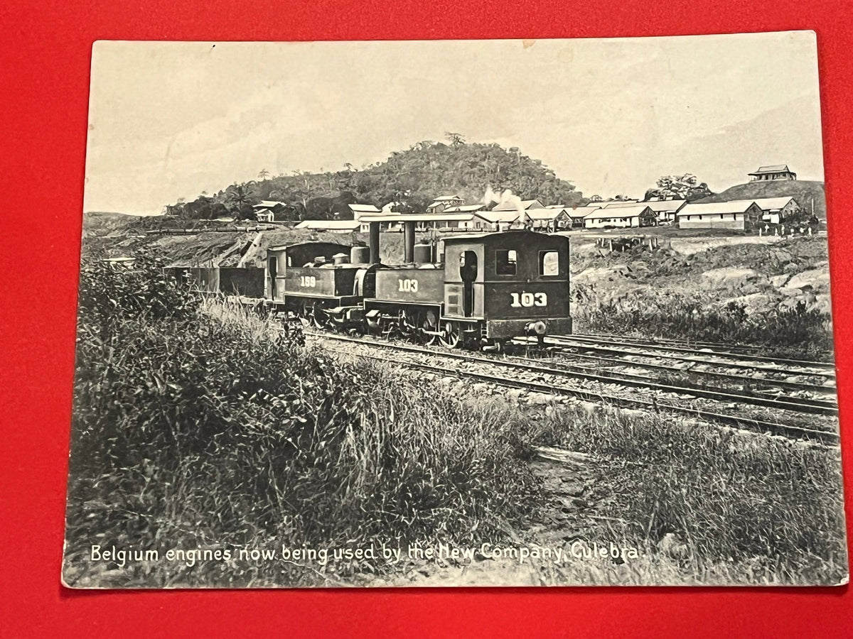 Belgian Trains being used in Culebra, Puerto Rico - 1910 ca.