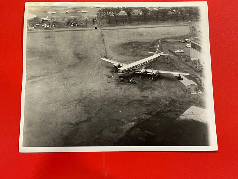 Northwest Orient Airlines on Tarmac - Minneapolis St Paul airport - 1952