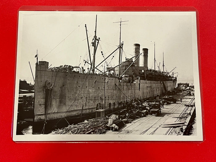 U.S.S. Finland - WWI Transport ship. 1917