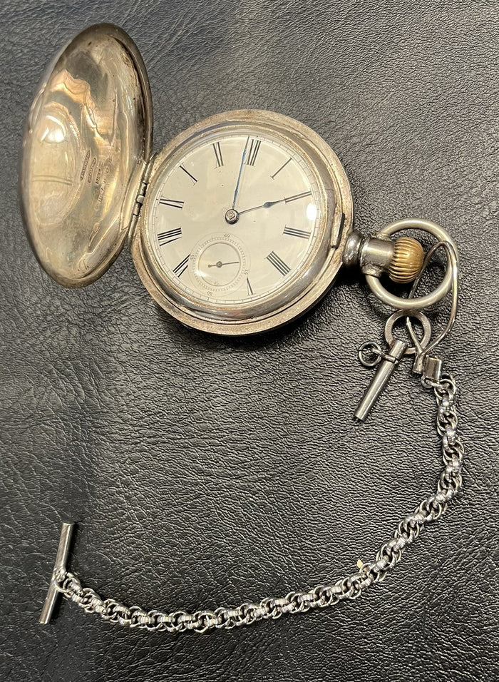 Illinois Watch Company hunter's case pocket watch